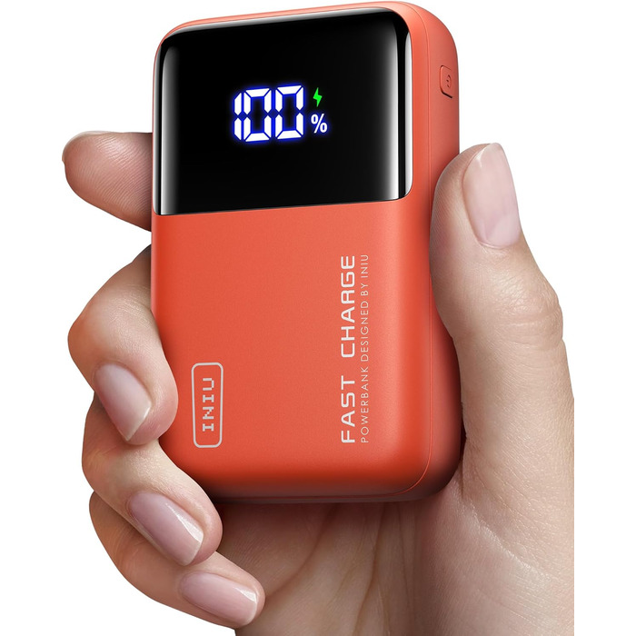 Power Bank INIU 100W 25000mAh USB-C: для ноутбуків, iPad, iPhone, DJI, камер | 25000 mAh