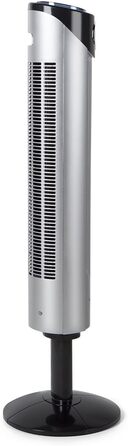 Турбовентилятор Orbegozo TWM 1015 з дистанційним керуванням: 3 режими, дисплей, таймер, 3 швидкості, поворот 80°, 45 Вт, сірий/чорний, 107 см