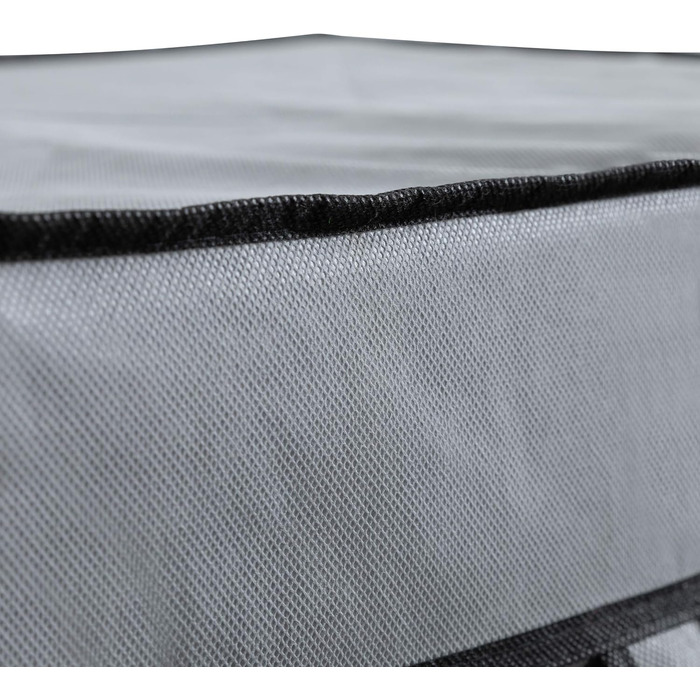 axentia 132891 Wardrobe, approx. 60 x 148 x 45 cm, Grey-black