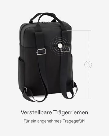 Kapten & Son Bergen Rucksack | Rucksack for Women & Men | Daypack | Carry-on Rucksack, Daypack | Water-resistant