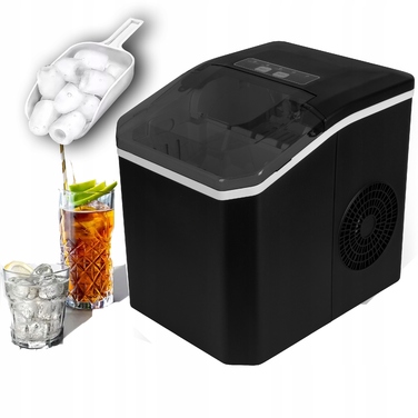Льодогенератор Klarstein Arctic Porter, чорний, 120 Вт
