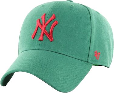 Кепка бейсболка 47 Brand Cleveland Indians Clean Up Strapback (Celtic Green) - оригінал