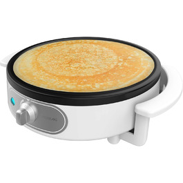 Електрична млинниця Cecotec Crepe Fun CrepeStone Twin 1200 Вт, антипригарна поверхня з екологічного каменю, реверсивна пластина для приготування млинців або 4 оладок