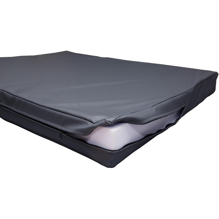 Килимок для собак CopcoPet Jumbo чорного кольору 120 x 90 x 8 см – міцне штучне шкіряне покриття, легко миється, неслизький, для великих собак, дому, саду, переноски, кемпінгу – надзвичайно товстий