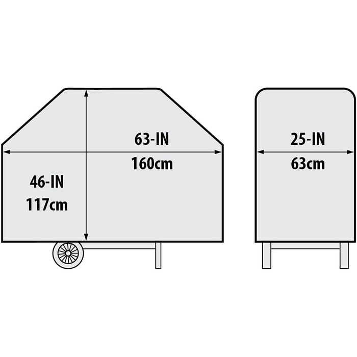 Чохол для гриля Broil King IMPERIAL 490 PRO, нержавіюча сталь, 5x5x5 см, аксесуари для гриля