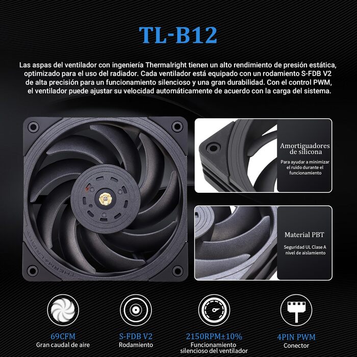 TR Frozen Edge 360 - рідинна система охолодження CPU з вентилятором 120мм, чорний, AMD/Intel