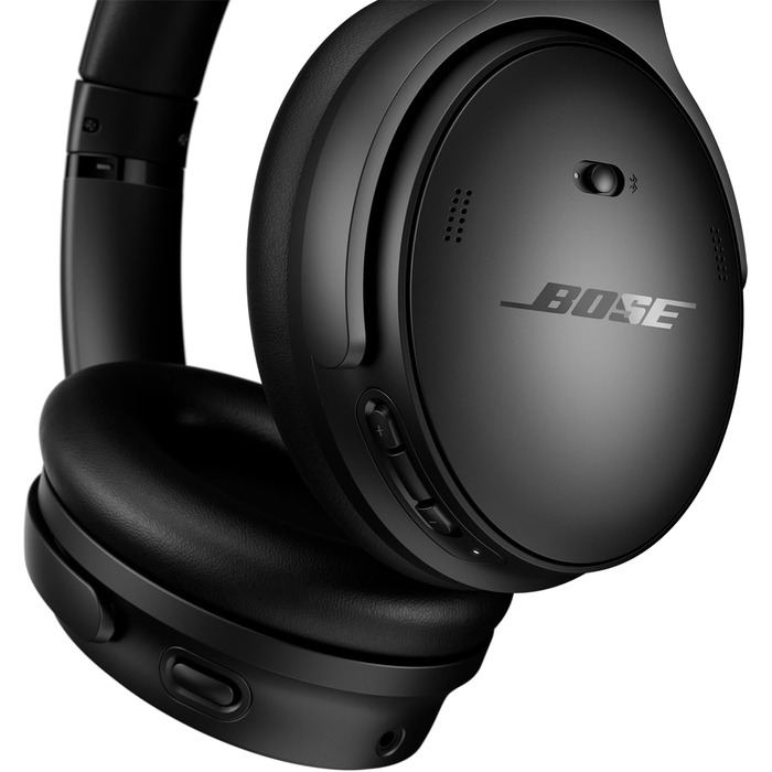 Навушники Bose QuietComfort бездротові з мікрофоном, шумозаглушенням, Bluetooth Over-Ear (Відновлені) Чорні/Білі