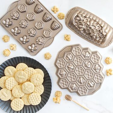 Форма для випікання кексу Nordic Ware у вигляді стільників, алюмінієва