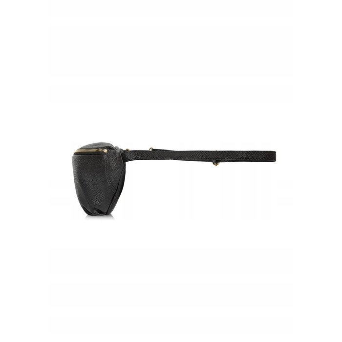 Жіноча шкіряна сумка-банан OCHNIK чорна TORES-0894D-99(W26)
