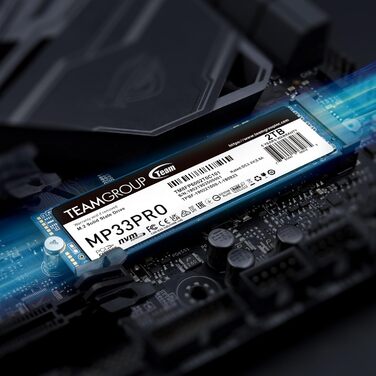 SSD TEAMGROUP MP33 PRO 1TB M.2 PCIe 2280 NVMe Gen3x4 - внутрішній SSD накопичувач