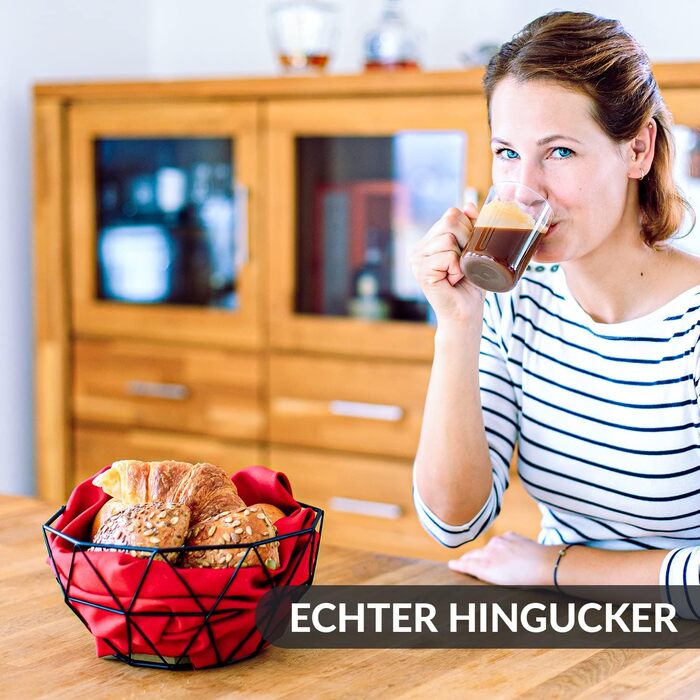 Металева фруктова ваза Chefarone - декоративний фруктовий кошик вінтаж чорного кольору (26x26x12 см)