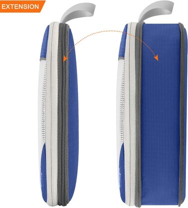 Органайзер для валізи Gonex (6 шт.) - набір кубів для пакування, зелений