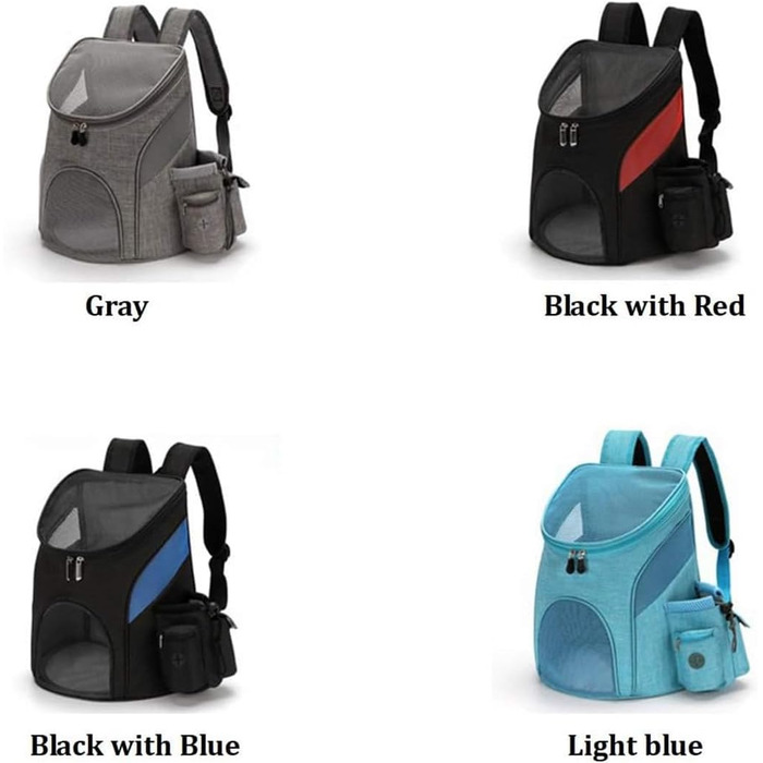 Чемодан для собак FUNAT, переноска для тварин, рюкзак для собак до 3 кг, для подорожей/походів/кемпінгу, блакитний