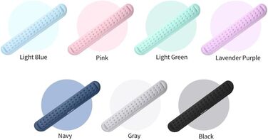 Підставка для зап'ястя під клавіатуру Univo Colors з Memory Foam, Ergonomic, для комп'ютера, ноутбука, офісу, геймінгу, Marineblau (Синій)