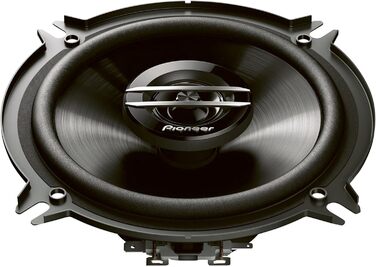 Автомобільні коаксіальні динаміки Pioneer TS-G1320F 13 см, 2-смугові, 250 Вт, набір з 2 динаміків з гратами, потужний звук, високий ККД, монтаж 44,3 мм, отвір 121 мм