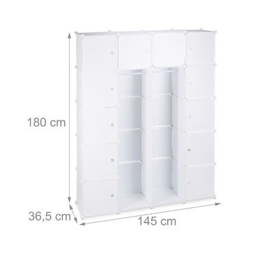 Relaxdays Clothes Storage System with 14 Compartments