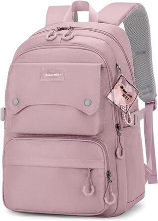 Шкільний рюкзак для дівчаток та хлопців підлітків, рюкзак для жінок та чоловіків, рюкзак для ноутбука 15,6 дюймів, повсякденний рюкзак для подорожей та навчання, водонепроникний, рюкзак для коледжу #6 фіолетовий