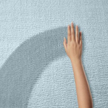 Килимок для ванної Taracarpet Fiona, антиковзаючий, миючий, 50x80 см (Світло-блакитний), 80x150 см (Прямокутний)