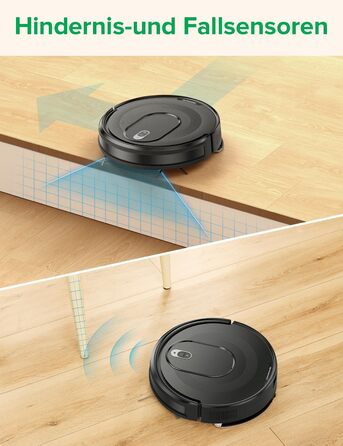 Робот-пилосос Vexilar W7 3-в-1 з функцією миття, потужність 4000Pa, 120 хв роботи, керування через додаток/пульт, для тварин, килимів та твердих поверхонь