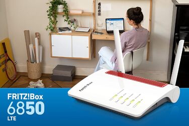 Роутер FRITZ!Box 6850 LTE з USB 3.0: Wi-Fi AC, 150 Мбіт/с, 4x LAN, 5/2.4 ГГц