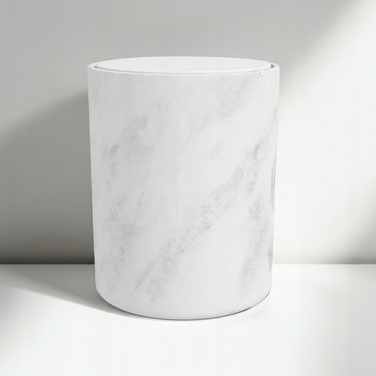 Сміттєвий кошик Bentley Sano White Marble (Білий мармур)