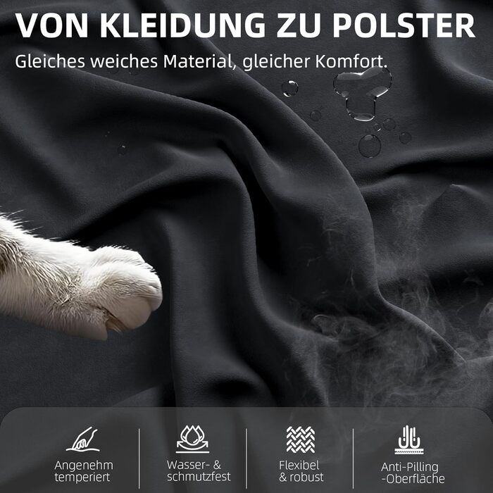 Ігровий крісло Dowinx з ергономічною підтримкою попереку, мікрофіброю велюром, товстим сидінням, висувною підніжкою, регульованими підлокітниками, нахилом 160°, сірий/темно-сірий колір