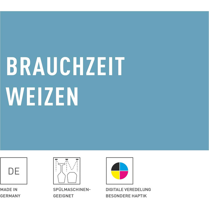 Пивний келих RITZENHOFF Brauchzeit F23 646 мл, набір 2 шт, з малюнком птахів, кольоровий, німецьке скло