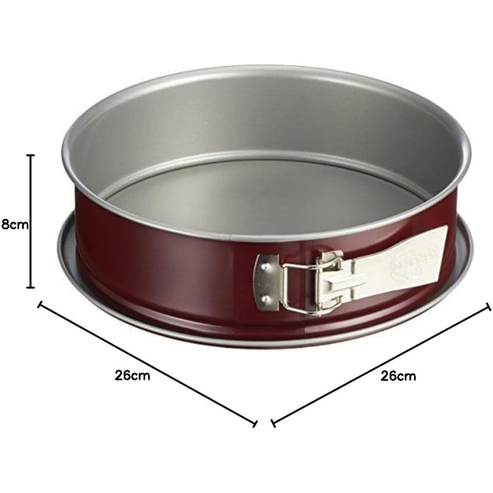 Форма для випічки Dr. Oetker Springform з антипригарним дном Back-Liebe Bicolor Ø26 см – ідеальна для тортів та пирогів з високим бортиком та антипригарним дном