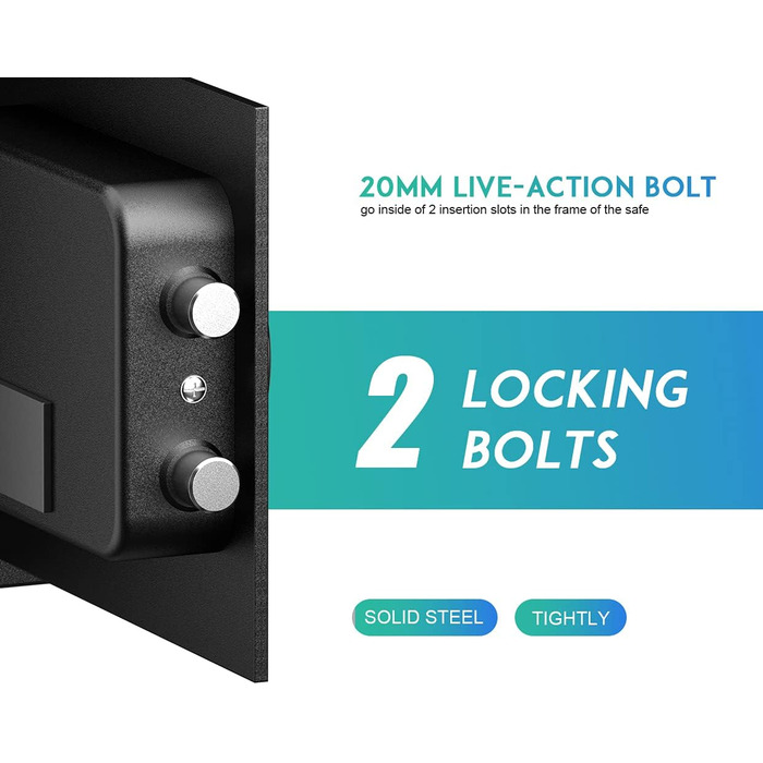 Електронний сейф RPNB Luxus Tresor: сейф для грошей, ювелірних виробів та документів (51 л)