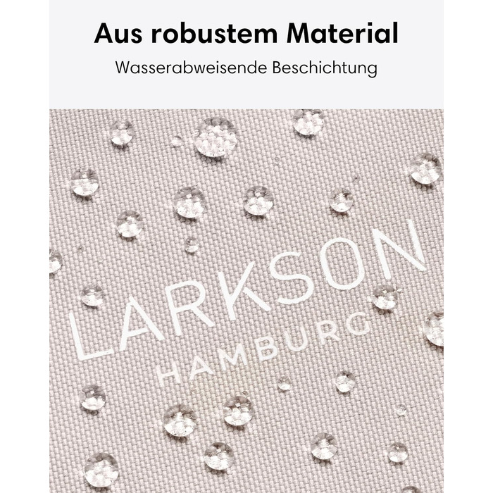 Сумка через плече LARKSON Solveig Medium бежева - Містка напівмісяць, водонепроникна (6.5 л)