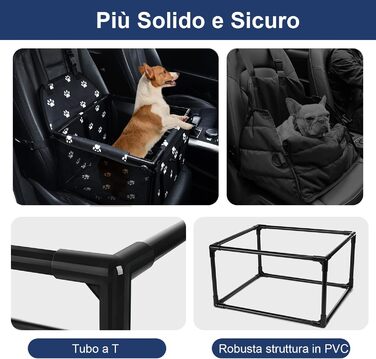 Автомобільний лежак для собак: безпечний, водонепроникний, для маленьких та середніх порід