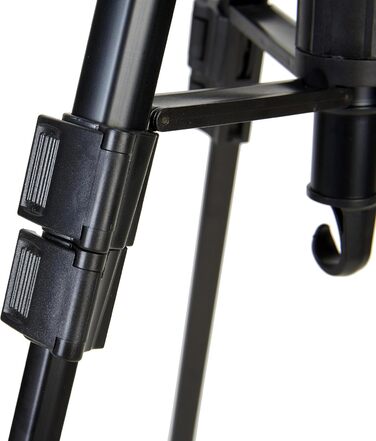 Штатив відео MOJOGEAR 140 см з тримачем для смартфона - штатив для камери, DSLR, телефону, з кульковою головкою, швидкознімною платформою, сумкою, SAB234 (167 см)