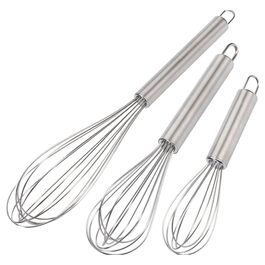 Вінчики для збивання Westmark (3 шт.) з нержавіючої сталі, 17/23/28 см, срібний, модель 2022