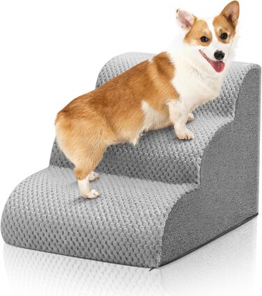 Сходинки для собак Couleeur 3 ступені: зручні та портативні для літніх та поранених тварин