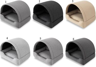 Квіткове ліжко для собак та котів, лежанка-софа, корзина для домашніх тварин, 82x58 см, бежевий колір