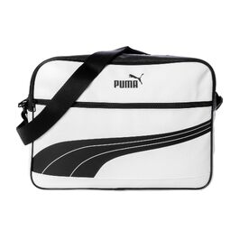 Сумка-месенджер PUMA Campus Reporter Retro унісекс, біло-чорна