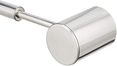 Молоток для м'яса GRÄWE з нержавіючої сталі, двосторонній відбійний молоток з гладкою та рифленою поверхнею, 28 см