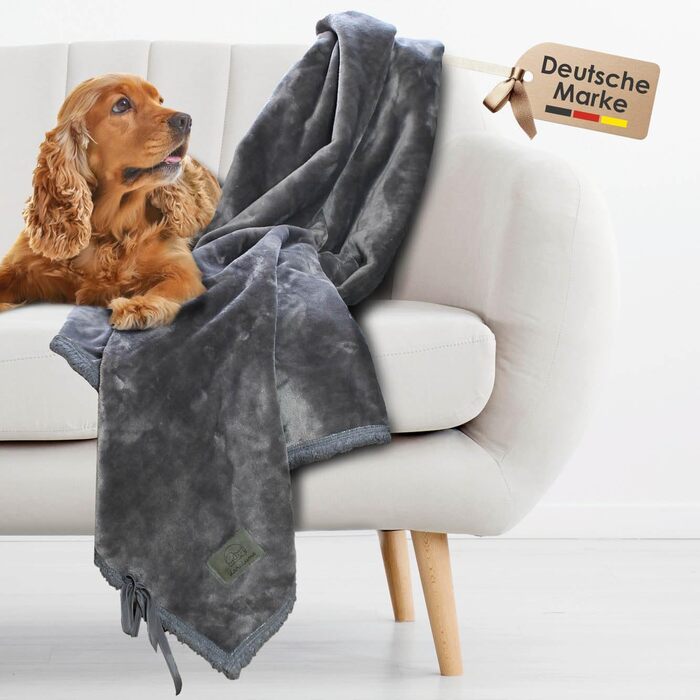 Водонепроникний коврик для собак 150x160 см | Прати | Коврик для домашніх тварин для подорожей, авто, дивану або крісла | Зовнішній коврик для собак, коврик для відпочинку, портативний (70x100 см)