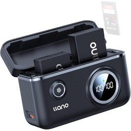 Зарядний пристрій для акумуляторів Canon LP-E17 18W Dual, 2 шт., 950 mAh, сумісний з EOS R50, RP, R10, R8, R100, Rebel T8i, T7i, T6i, T6s, SL2, SL3, EOS M3, M5, M6, 250D