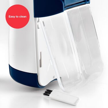 Електричний видалення ворсу Solac | 3 рівні стрижки | Знімний контейнер | Портативний | Лезьє з нержавіючої сталі | Зарядний пристрій або батарейки | Широкий ріжучий насадка | Автоматична стрижка