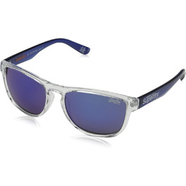 Окуляри Superdry Rockstar 175 прозоро-блакитні з дзеркальними лінзами, 1 шт.