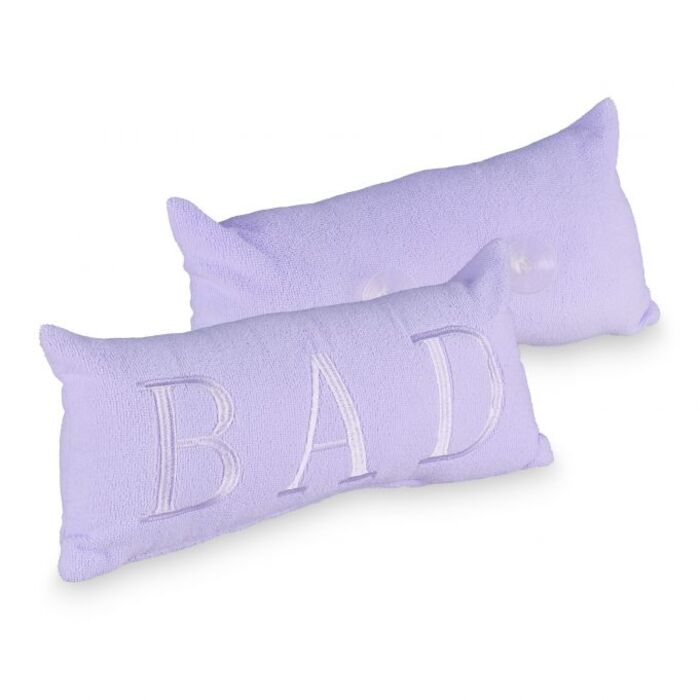 Relaxdays Neck Pillow Bathtub BATH purple