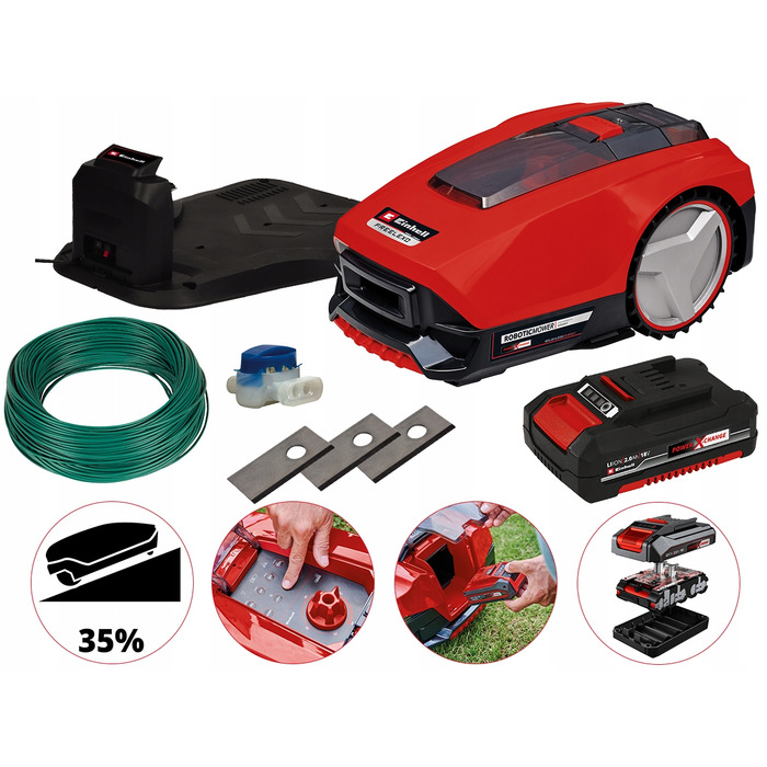 Робот-газонокосарка Einhell Freelexo 350 Li-Ion (до 350 м²)