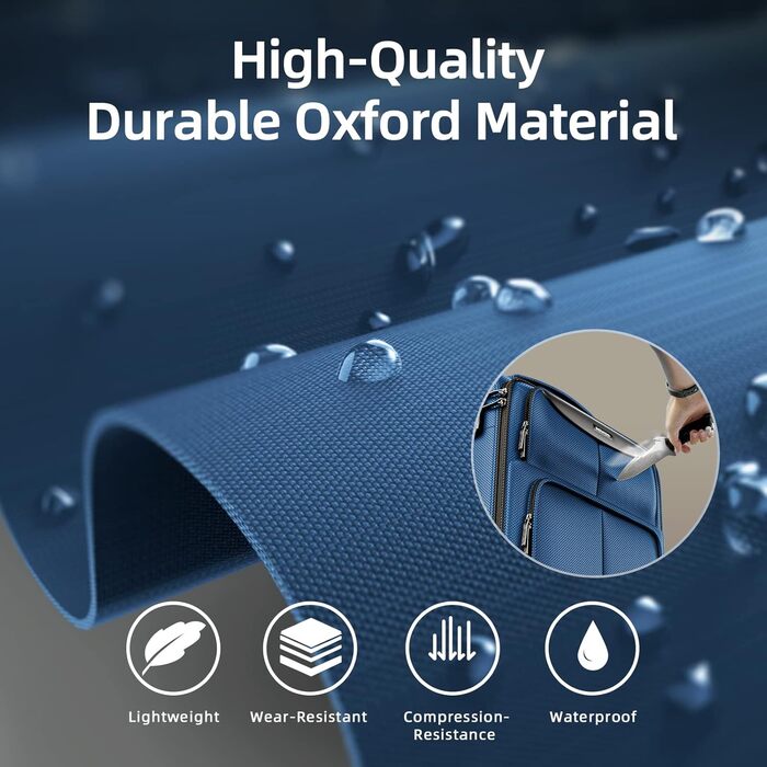 Набір валіз SHOWKOO 3 шт. з м'якою шкаралупою, розширюваний, легкий, міцний, з TSA замком та 4 колесами (6 - небесно-блакитний)