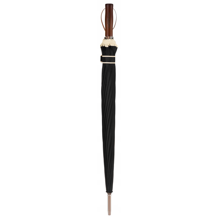 Парасолька Peterson XL, довга, чорна (без чохла)
