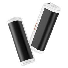 Електричні грілки для рук 2 шт. - багаторазові, USB, з 3 режимами нагріву, для дітей та жінок (чорний+білий)