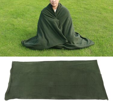 Sleeping Bag Portable Travel Warm Sleeping Bag for Adults Outdoors, Camping, Hiking, Climbing, Wool Sleeping Bag Liner