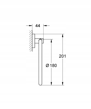Кільце-тримач для рушника GROHE Essentials Хром [40365001]
