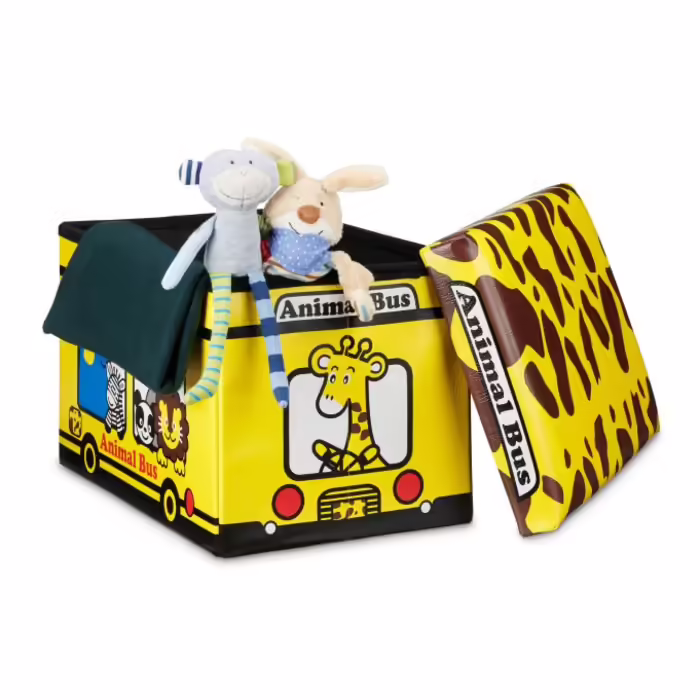 Relaxdays Foldable Toy Box with Storage Space