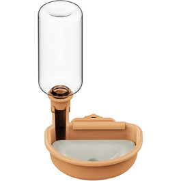 Автоматичний поїльник для собак у клітку, 480 мл, антиперелив, фонтанчик для собак, котів та кроликів (Помаранчевий)